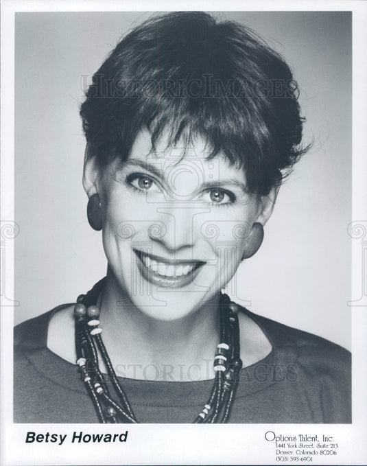 1988 Actress Betsy Howard Press Photo - Historic Images