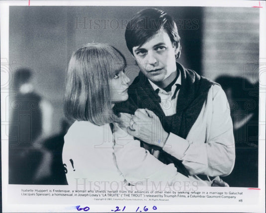 1984 Actors Isabelle Huppert/Jacques Speisser Photo - Historic Images