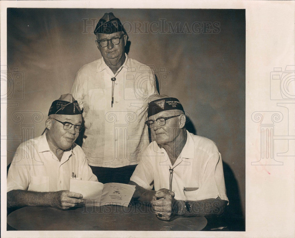 1963 Tarpon Springs FL Fleet Reserve Press Photo - Historic Images