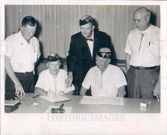 1966 Tarpon Springs FL Fleet Reserve Press Photo - Historic Images