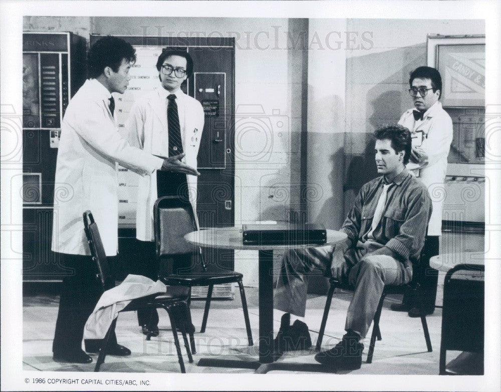 1986 Actor Shimona/Watanabe/Bakula/Kageyama Press Photo - Historic Images