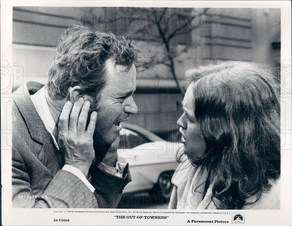 1970 Actors Jack Lemmon &amp; Sandy Dennis Press Photo - Historic Images