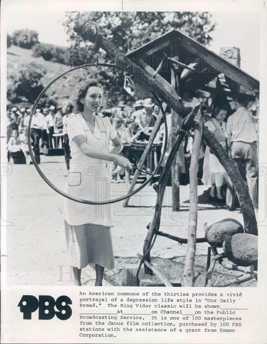 1976 Actor Karen Morley in Our Daily Bread Press Photo - Historic Images