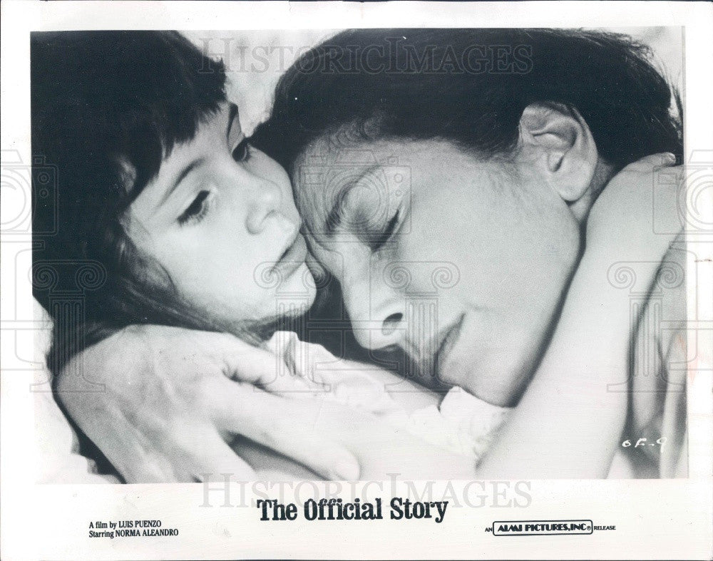 1985 Actors Analia Castro &amp; Norma Aleandro Press Photo - Historic Images