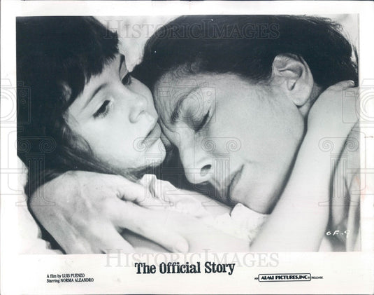 1985 Actors Analia Castro & Norma Aleandro Press Photo - Historic Images