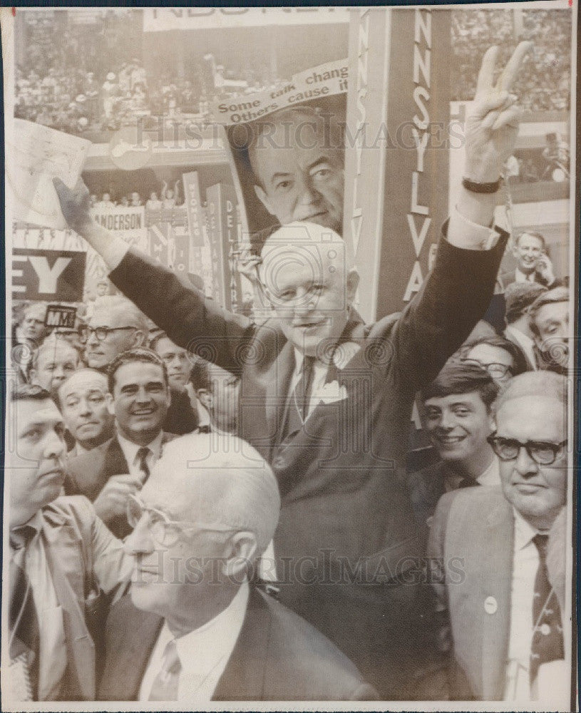 1968 Pittsburgh PA Mayor Joseph Barr Press Photo - Historic Images