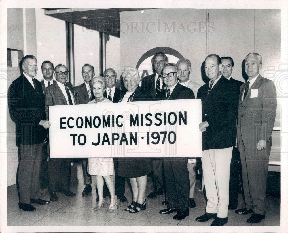 1970 Chicago Midwest-Japan Assc Eco Mission Press Photo - Historic Images