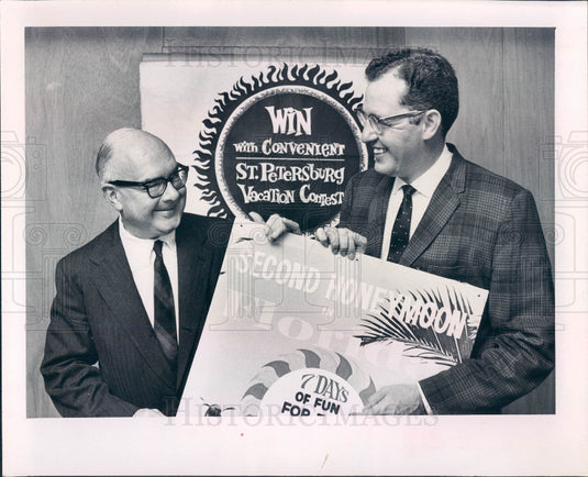 1964 St Petersburg Florida Vacation Constest Press Photo - Historic Images
