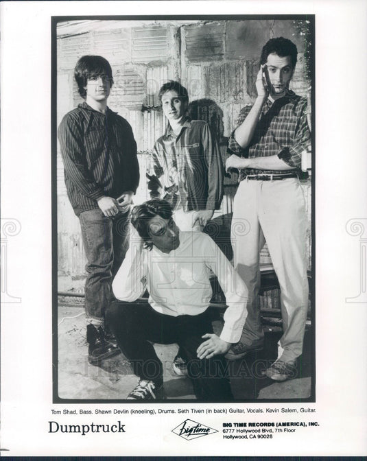 1987 Band Dumptruck Press Photo - Historic Images