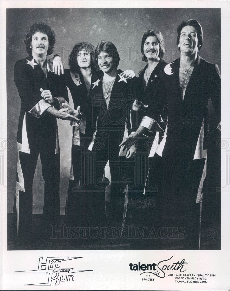 1978 Disco Band Hit and Run Press Photo - Historic Images