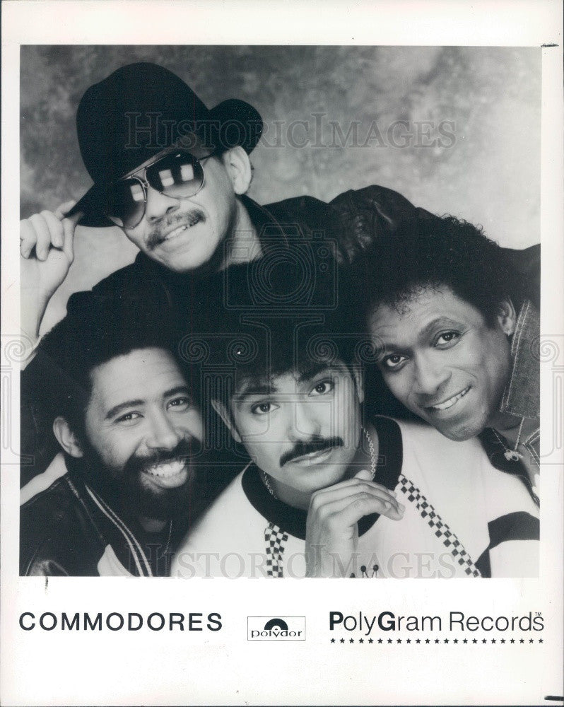 1987 Funk/Soul Band The Commodores Press Photo - Historic Images