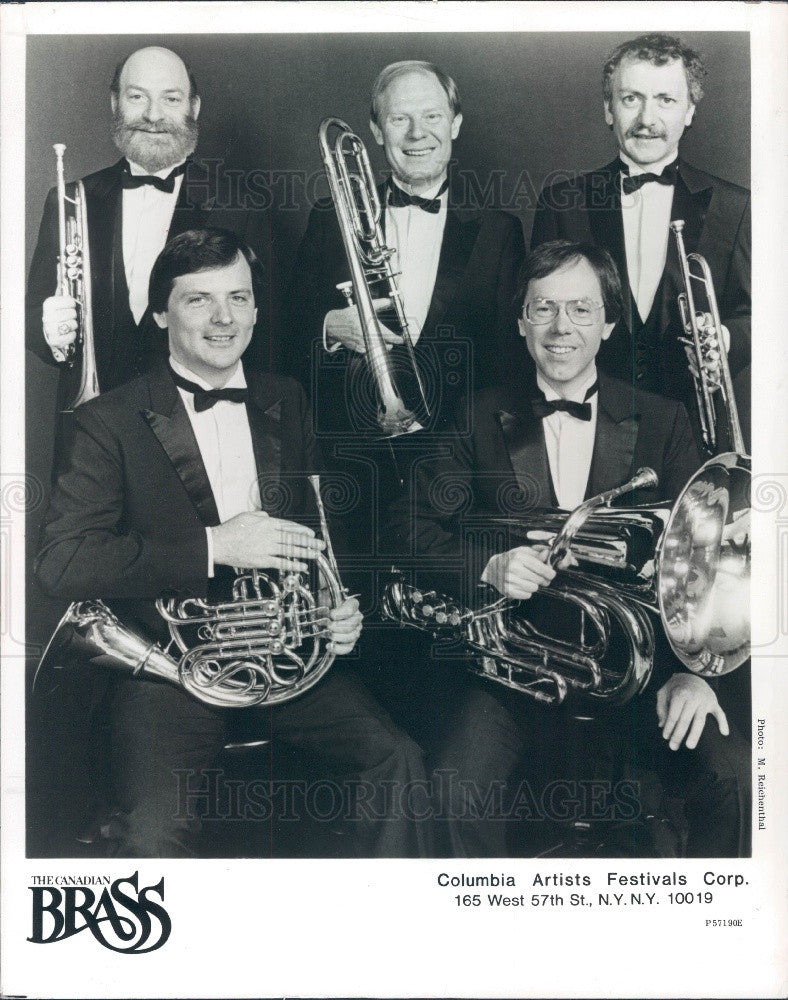 1984 The Canadian Brass Press Photo - Historic Images