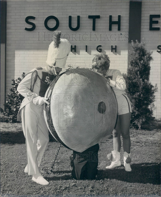Undated South High School Eddie Adams & Bobbie Jo Swartz Press Photo - Historic Images