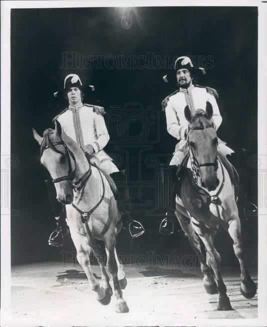 1977 Lipizzan Stallions Press Photo - Historic Images
