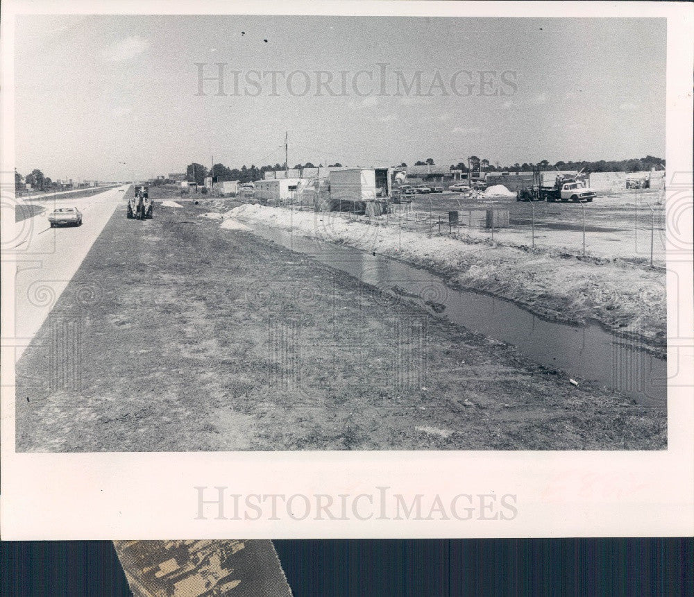 1973 St. Petersburg Florida Peppertree Apts Site Ninth St N Press Photo - Historic Images