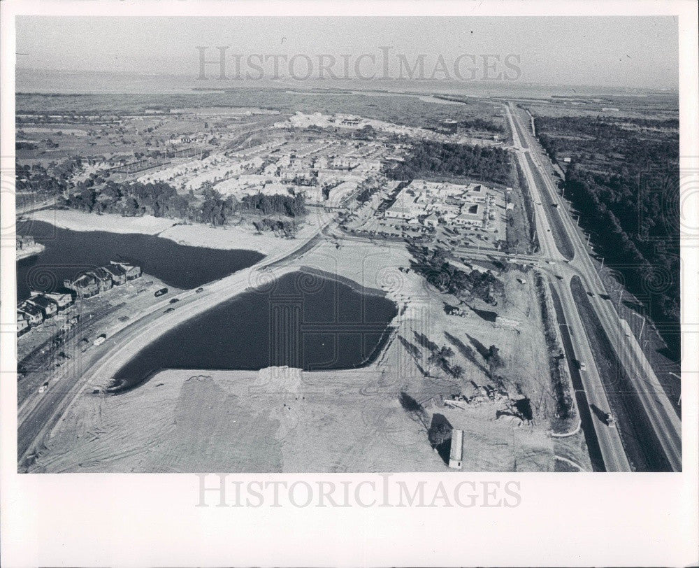 1984 St. Petersburg Florida Gateway Area Aerial View Press Photo - Historic Images