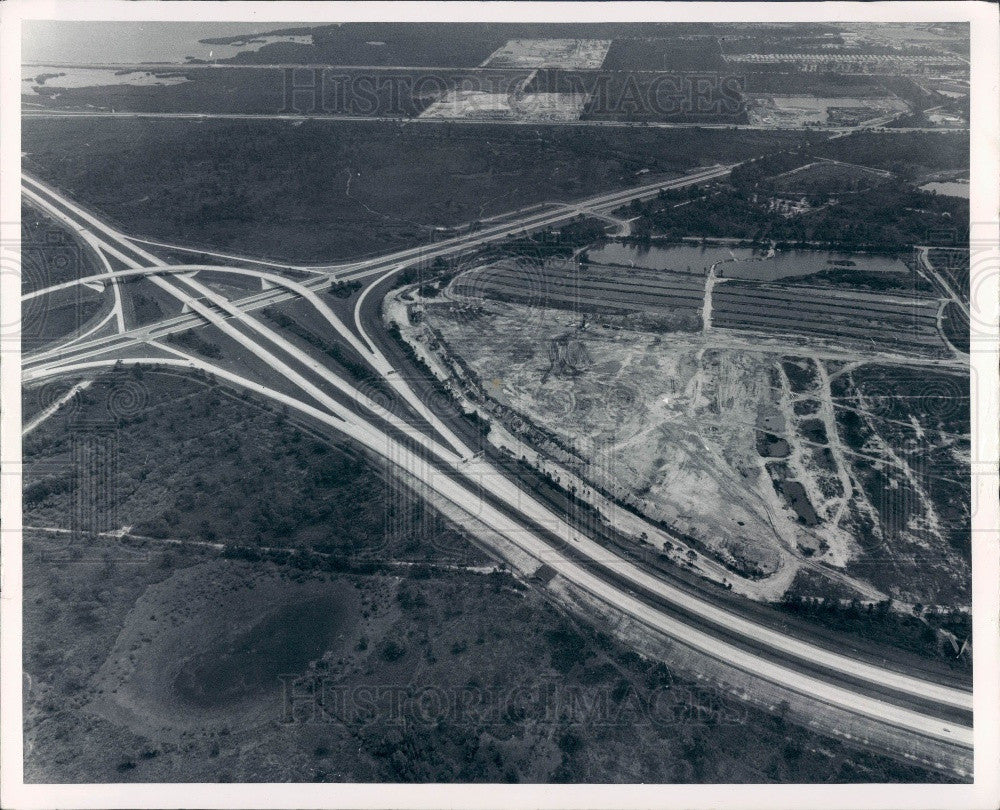 1973 St. Petersburg Florida Gateway Area Aerial View Press Photo - Historic Images