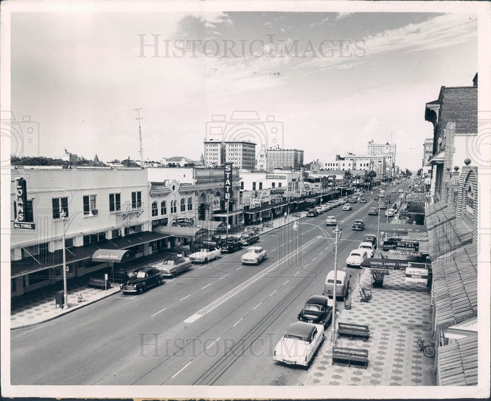 Undated St. Petersburg Florida Central Avenue Press Photo - Historic Images