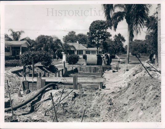 Undated St. Petersburg Florida Drainage Ditch 23rd Ave &  2nd St Press Photo - Historic Images