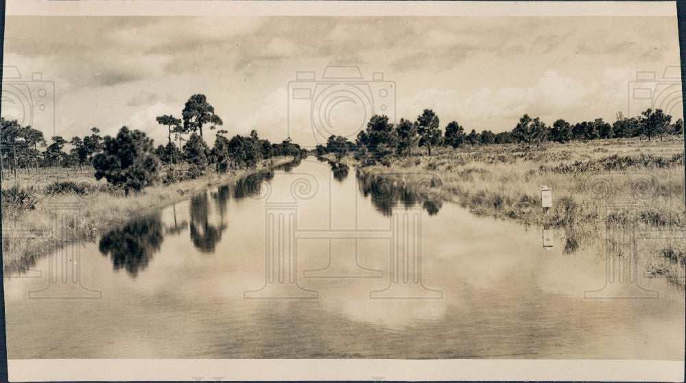 1948 St. Petersburg Florida Flooded Ninth Street N Press Photo - Historic Images