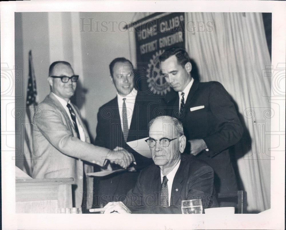 1964 St Petersburg FL Ned March Award Police Sommer &amp; Overly Press Photo - Historic Images