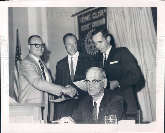 1964 St Petersburg FL Ned March Award Police Sommer & Overly Press Photo - Historic Images