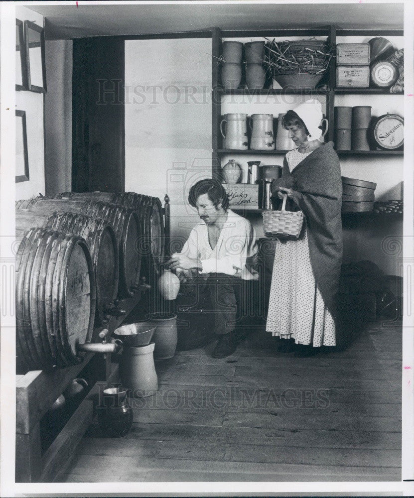 1976 Molasses in Early 19th Century Handmade Casks Press Photo - Historic Images