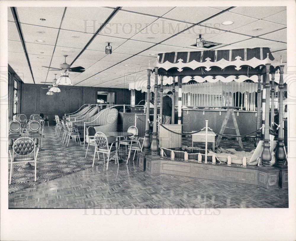 1972 St. Petersburg FL Pier Place Brassaloon Cocktail Lounge Press Photo - Historic Images