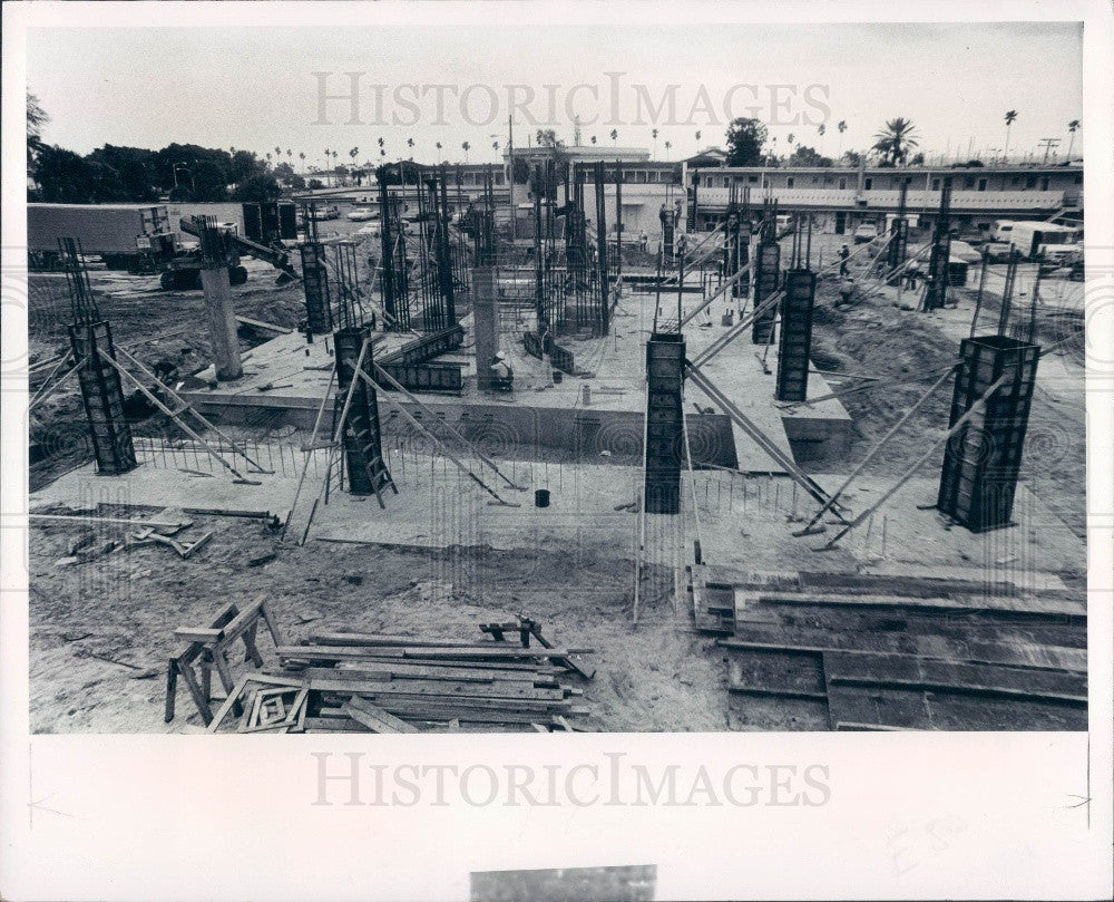 1978 St. Petersburg Florida The Plaza Construction Press Photo - Historic Images