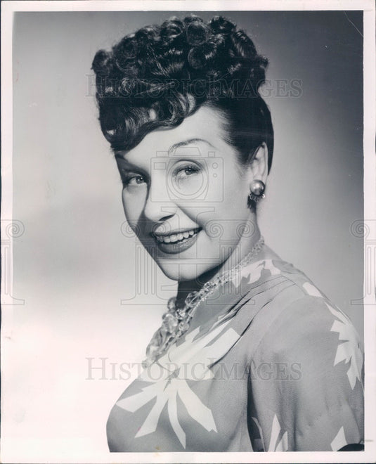 1947 Actress Fifi D'Orsay Press Photo - Historic Images