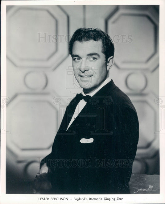 1961 Singer Lester Ferguson Press Photo - Historic Images