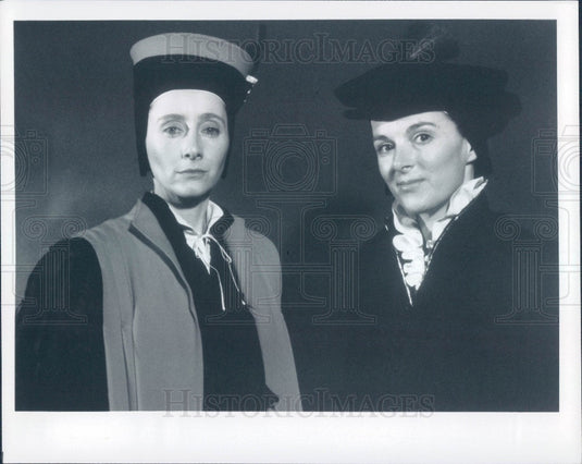 1981 Actors Gemma Jones & Susan Jameson Press Photo - Historic Images
