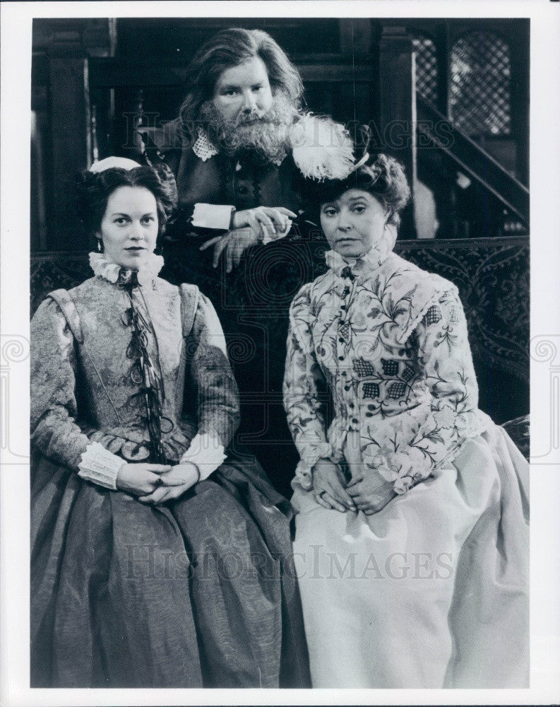 1983 Actors Judy Davis/Prunella Scales/Richard Griffiths Press Photo - Historic Images