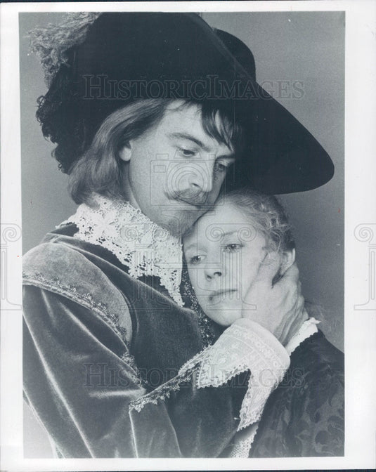 1981 Actors Angela Down & Ian Charleson Press Photo - Historic Images