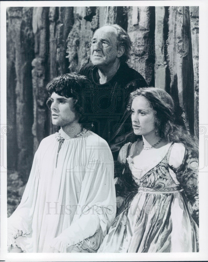 1980 Actors Michael Hordern/Pippa Guard/Christopher Guard Press Photo - Historic Images