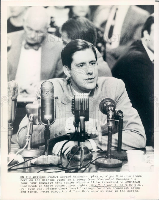 Undated Actor Edward Herrmann Press Photo - Historic Images