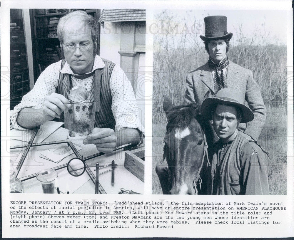 1985 Actors Ken Howard/Steven Weber/Preston Maybank Press Photo - Historic Images