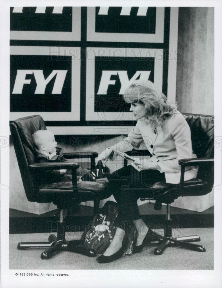 1993 Actress Candice Bergen TV Show Murphy Brown Press Photo - Historic Images