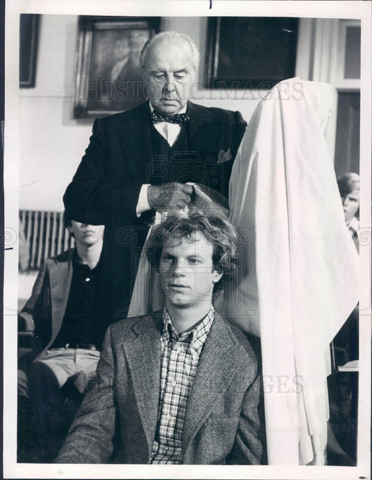 1978 TV Show The Paper Chase Actors James Stephens & John Houseman Press Photo - Historic Images