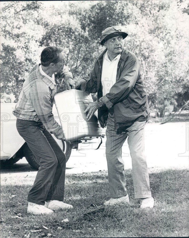 1987 Actors Don Ameche &amp; George C Scott Press Photo - Historic Images