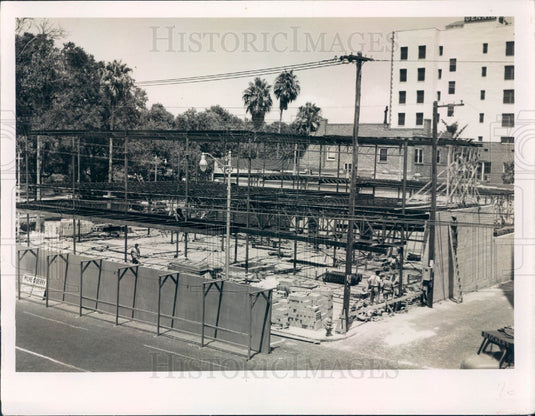 1950 St Petersburg Florida Allstores Realty Construction 4th & 1st Press Photo - Historic Images
