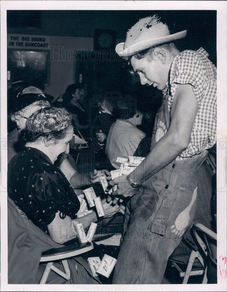 1955 St. Petersburg FL Radio Show Suncoast Coffee Break Taft Tew Press Photo - Historic Images