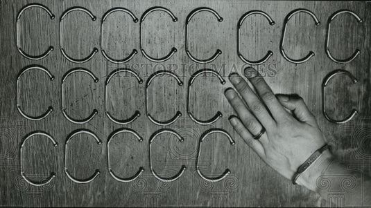 1973 Press Photo Identification bracelets worn by inmates in prison, Alabama - Historic Images