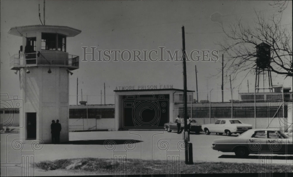 1976 Exterior of former Atmore Prison Farm, Alabama Historic Images