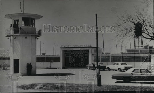 1976 Press Photo Exterior of former Atmore Prison Farm, Alabama - abna00205 - Historic Images