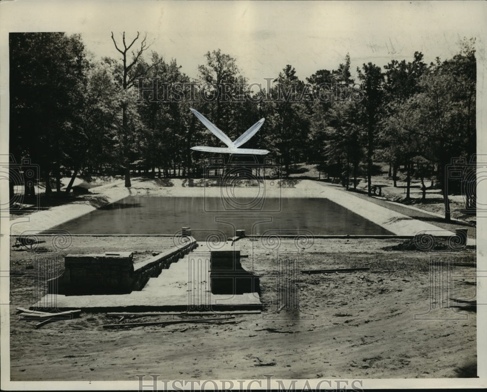 Lane Park Fish Hatchery covered in snow, Birmingham, Alabama-Historic Images