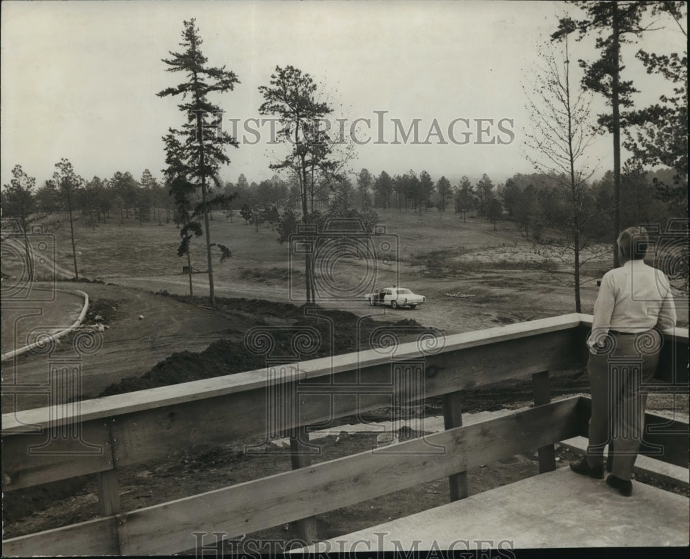 1972 Alabama-Guntersville State Park Manager, Mabry looks over park.-Historic Images