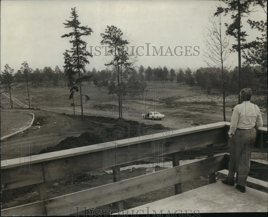 1972 Alabama-Guntersville State Park Manager, Mabry looks over park.-Historic Images