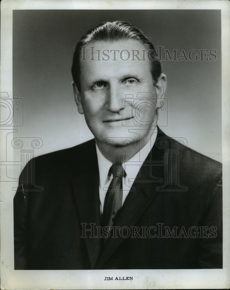 1972 Press Photo Alabama Politician James B. Allen - abna02306 - Historic Images