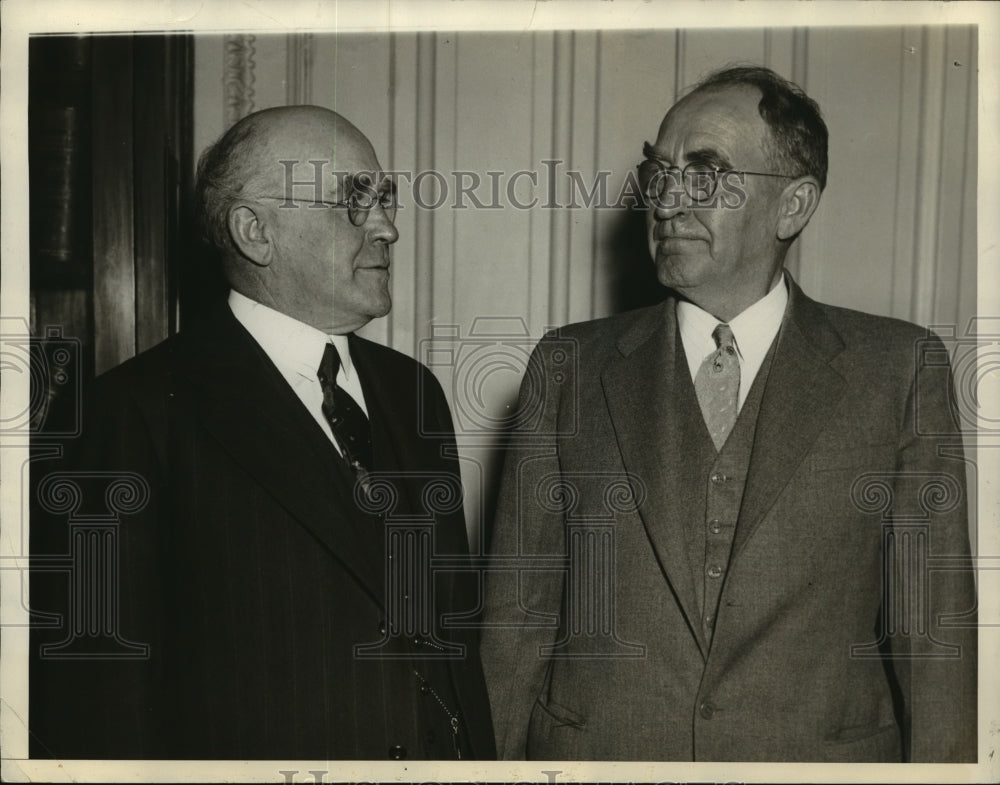 1934 Press Photo William B. Bankhead And John H. Bankhead In Montgomery, Alabama - Historic Images